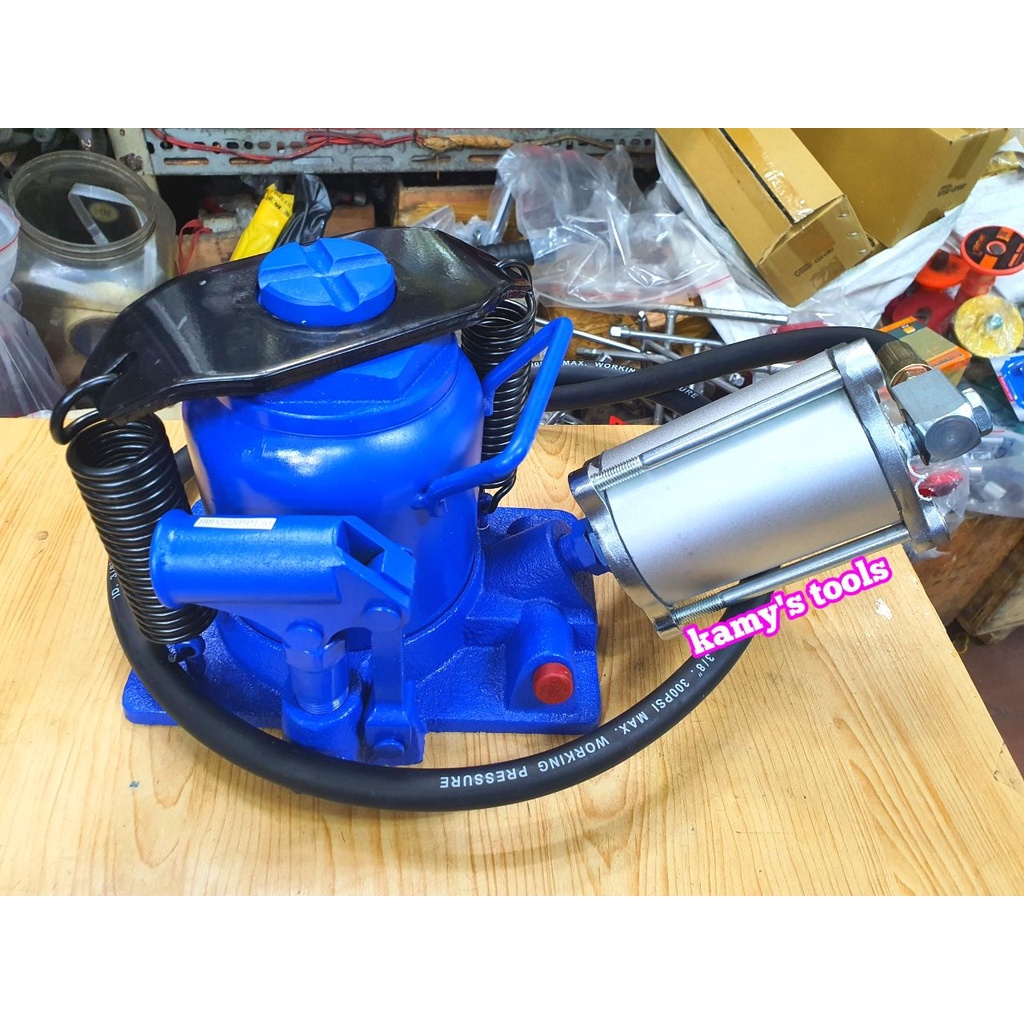 Kích con đội thủy lực dùng hơi 20 tấn 178mm-328mm cao cấp Kamytools