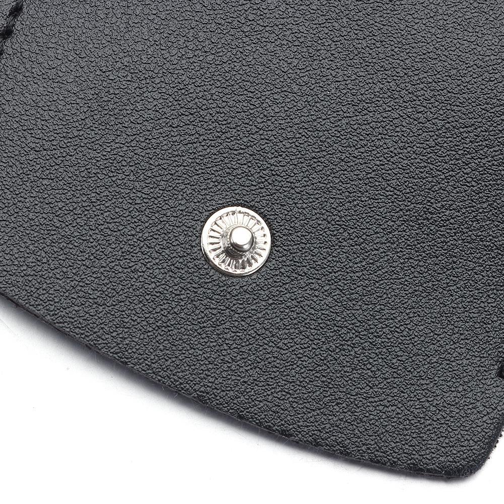 LEISURE Vỏ Bọc Chìa Khóa Xe Hơi Bằng Da PU Màu Đen Chống Trượt