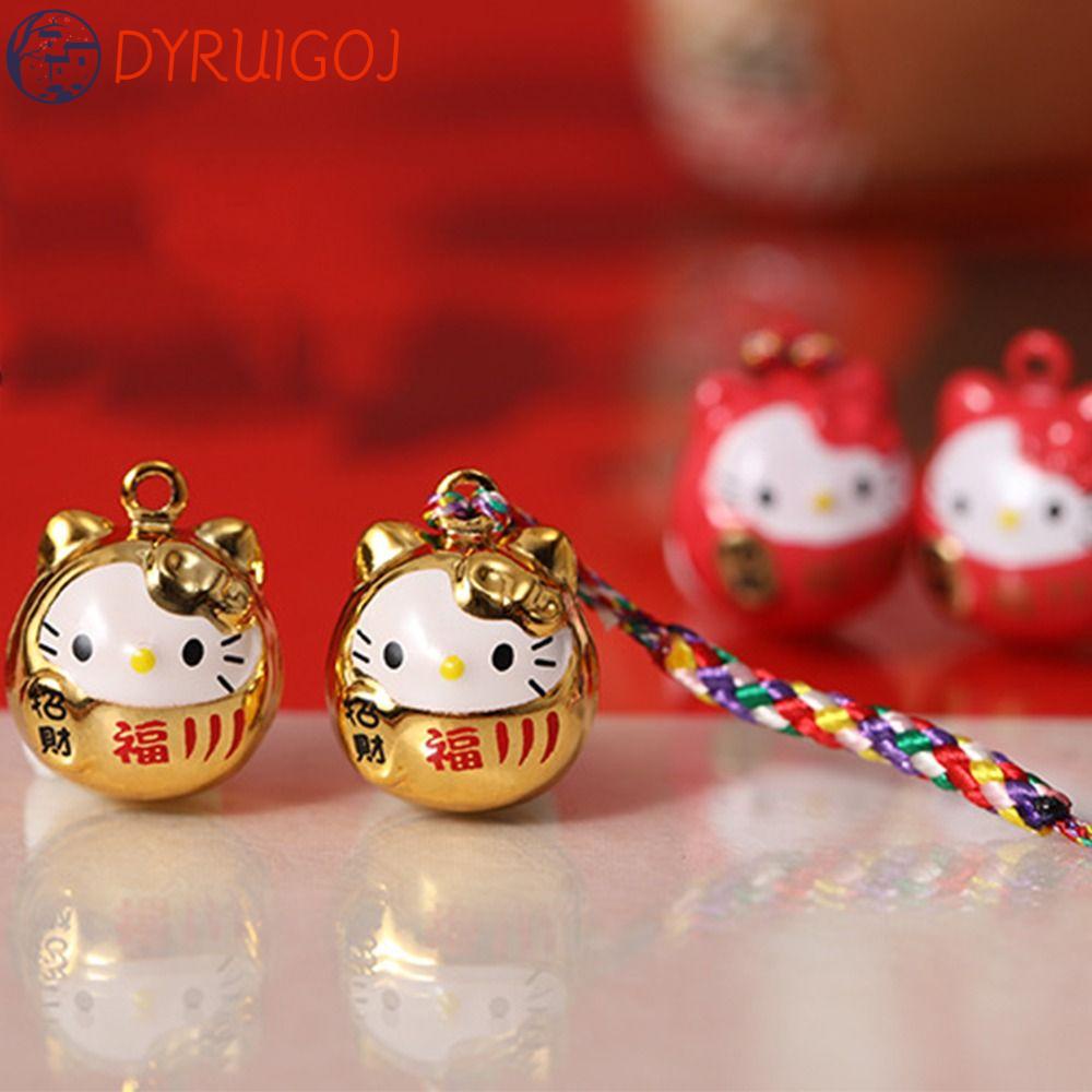 Móc Khóa Hình Mèo May Mắn Hoạt Hình Sáng Tạo