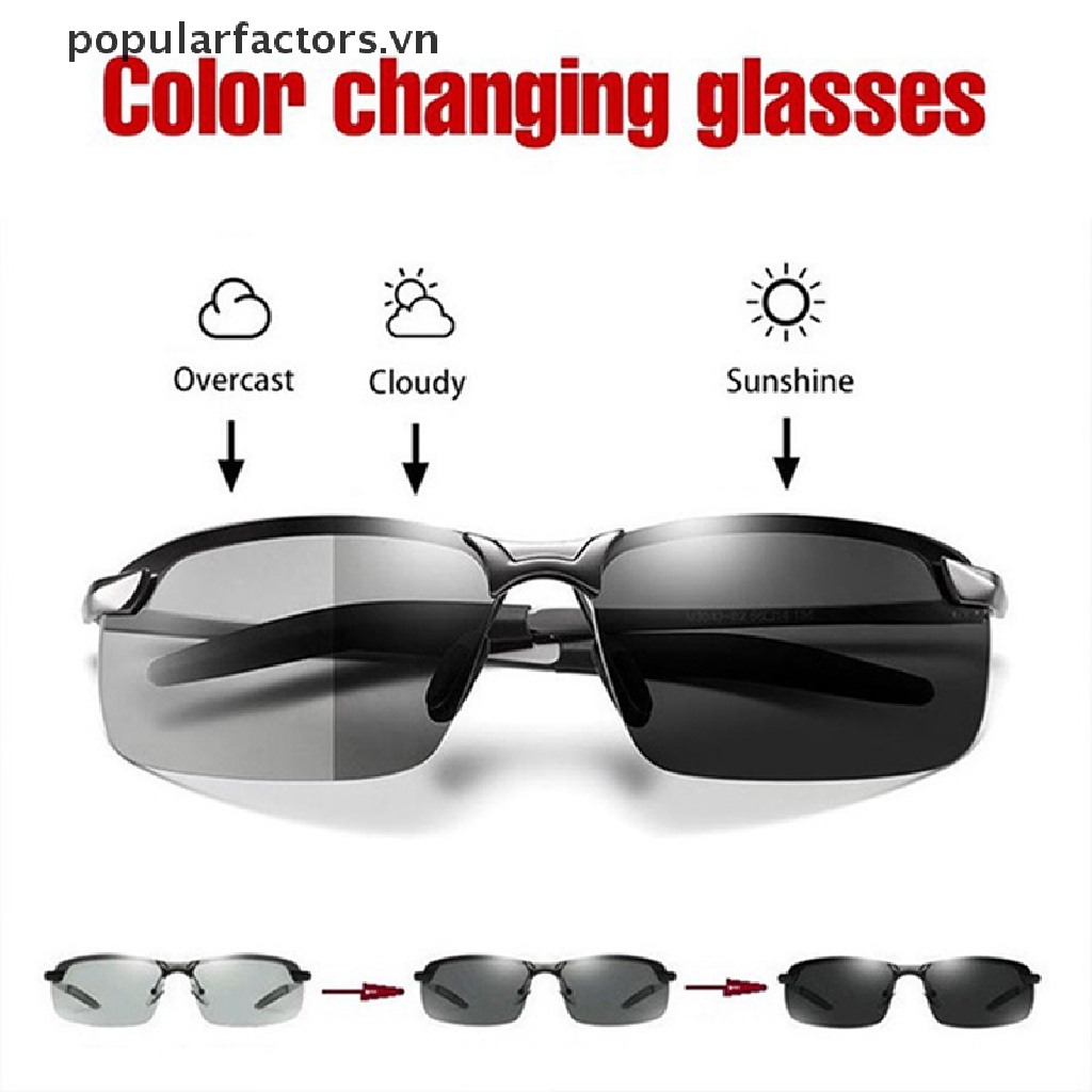 Kính Mát Phân Cực Chống Tia UV 400 Dùng Lái Xe Ban Đêm Cho Nam