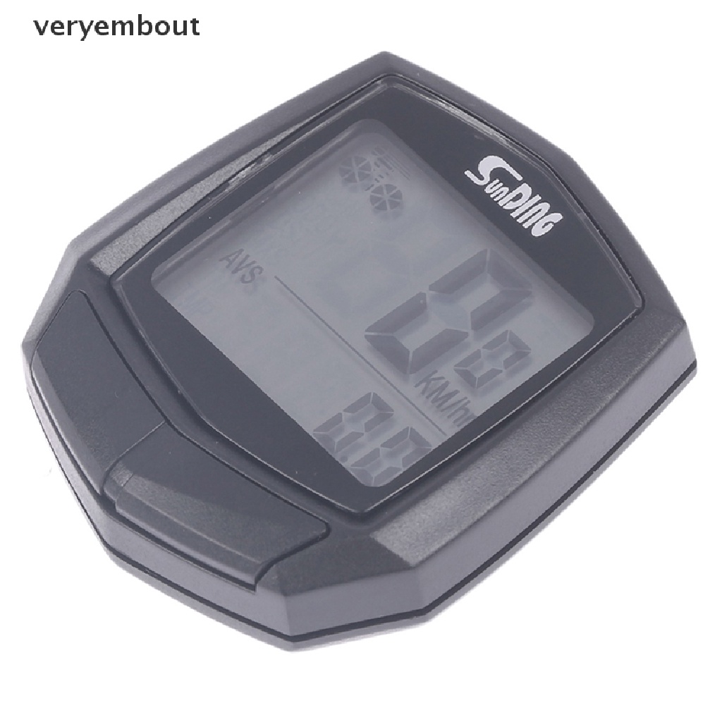 Máy Đo Tốc Độ Xe Đạp Không Thấm Nước Có Màn Hình LCD Kỹ Thuật Số