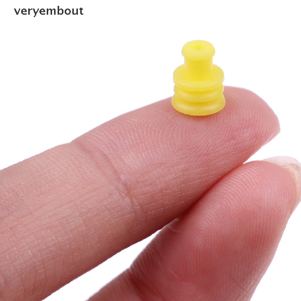 Set 100 Đầu Nối Dây Cao Su Tiện Lợi 281934Đầu Cắm n - 2 Cho Tyco 1.5 Series n 1.5 Chất Lượng Cao