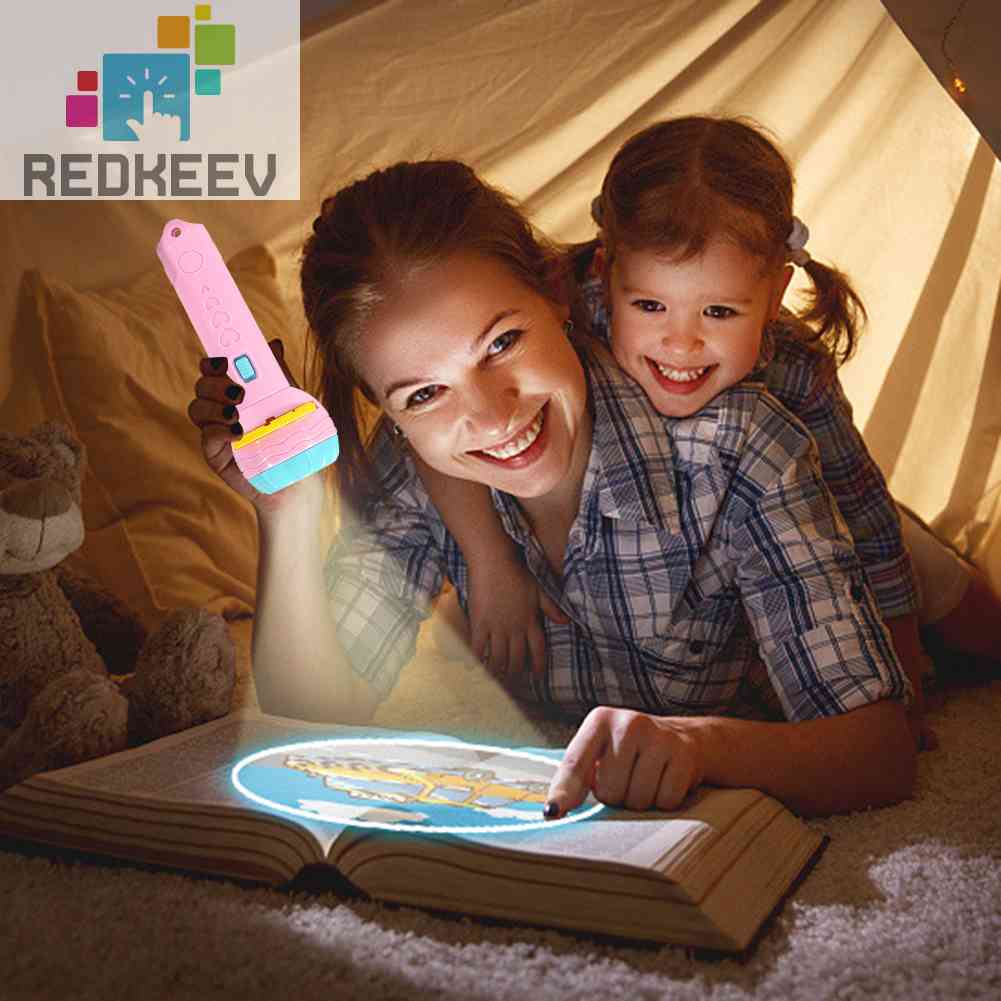 Đèn Pin Chiếu Với 48 Hình Khác Nhau Dùng Làm Đồ Chơi Giáo Dục Sớm Cho Trẻ