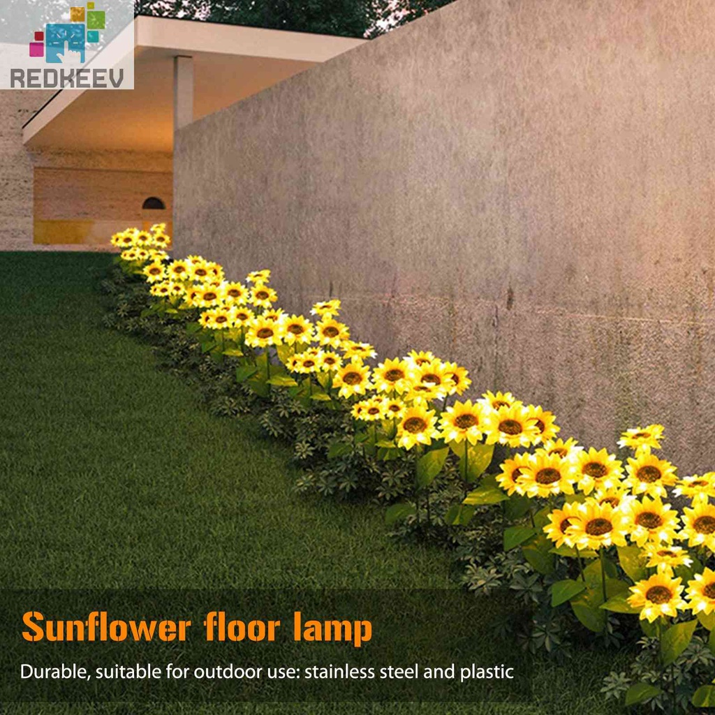 Bộ 1 / 2 Đèn Hoa Hướng Dương Giả Trang Trí