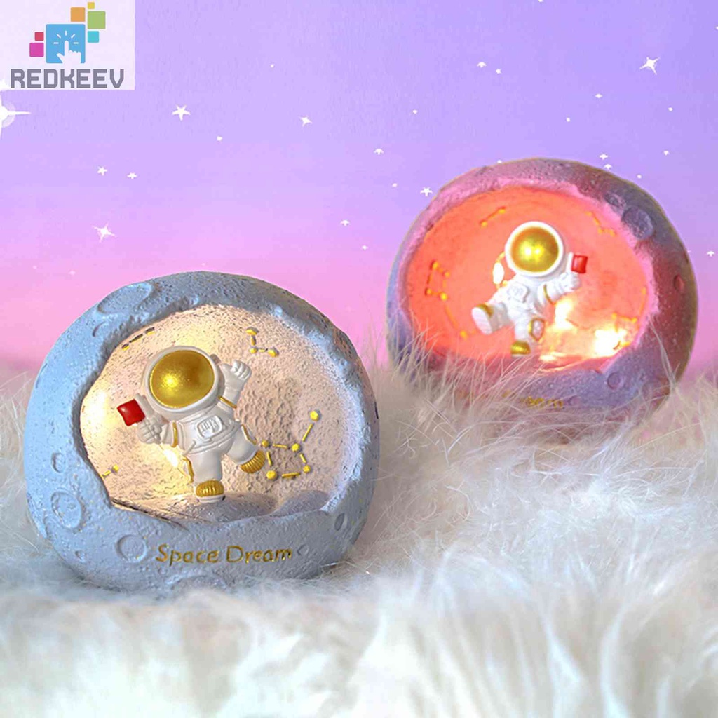 Đèn Ngủ Để Bàn Hình Phi Hành Gia 3D Nghệ Thuật