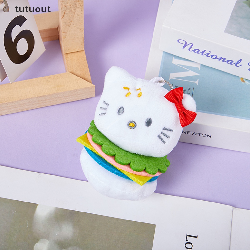 Móc Khóa Hình Mèo Bông Xinh Xắn Dễ Thương