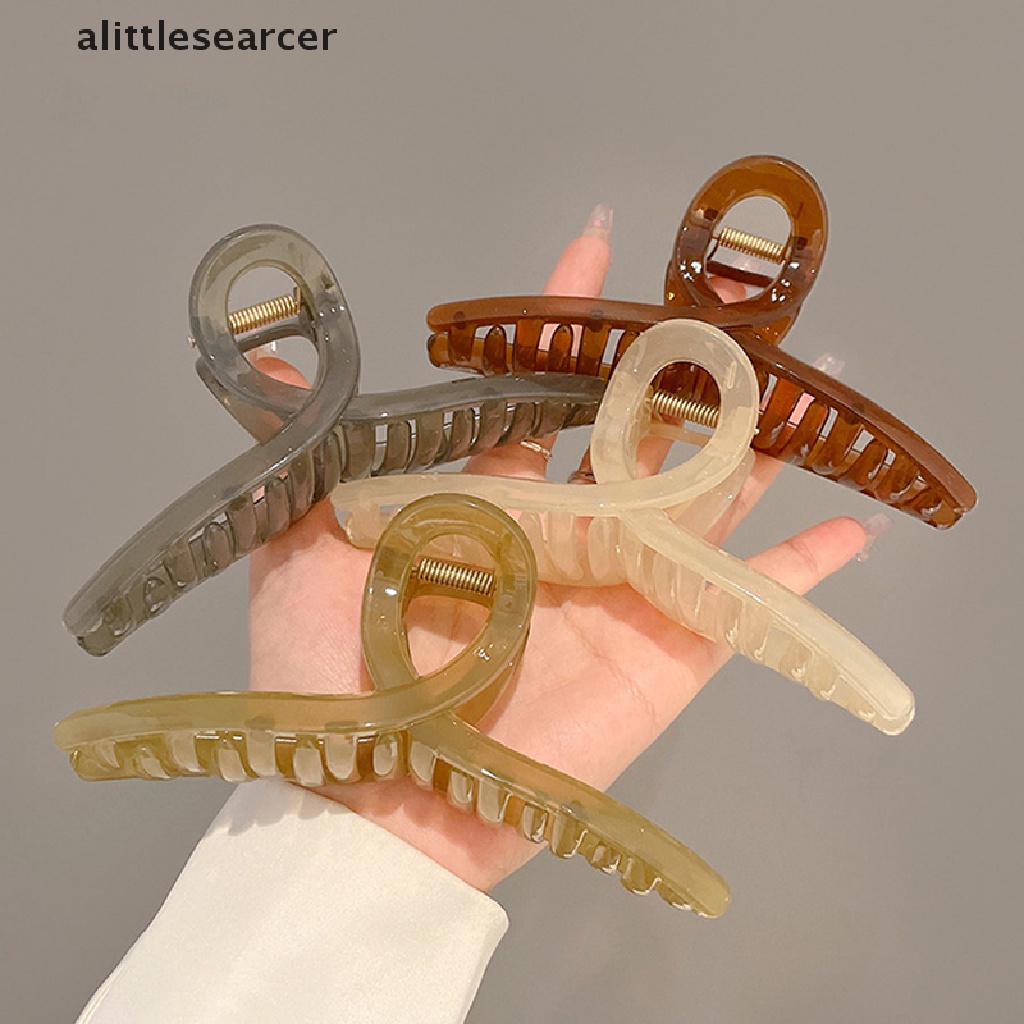 Kẹp Tóc Càng Cua Trong Suốt Cỡ Lớn Thời Trang Cho Nữ