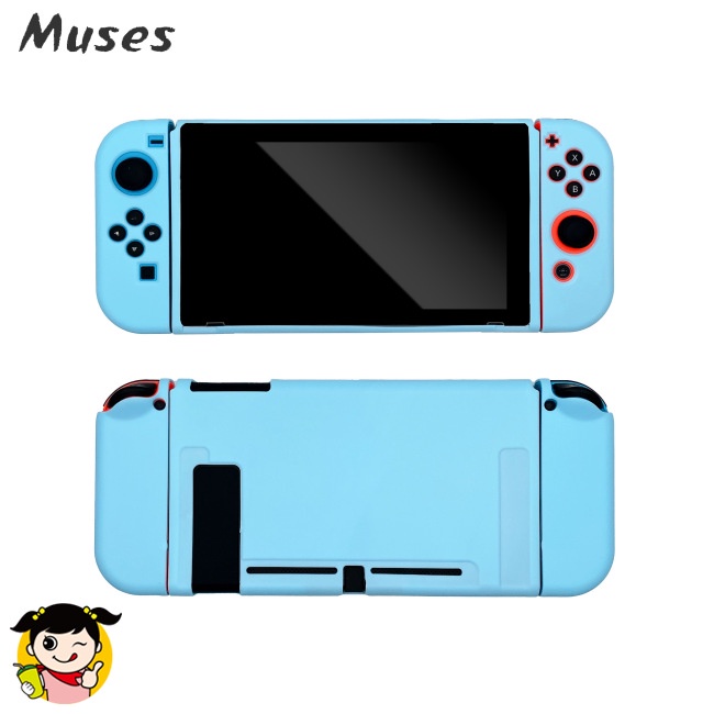 Ốp Máy Chơi Game Cầm Tay Màu Trơn Chống Bám Mồ Hôi / Rơi Vỡ / Bám Mồ Hôi Cho Switch