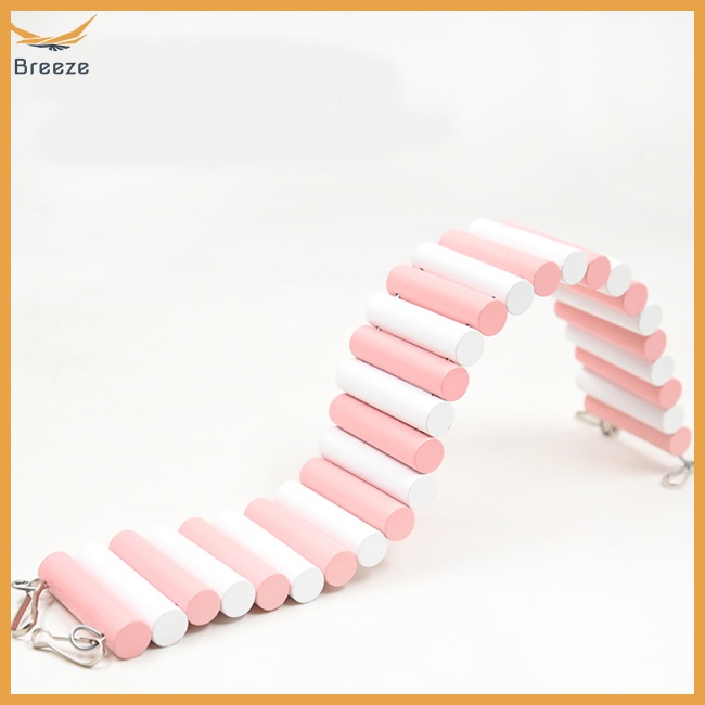 Thang Gỗ Tự Nhiên Tập Thể Dục Cho Chuột Hamster Với 2 Móc Cố Định