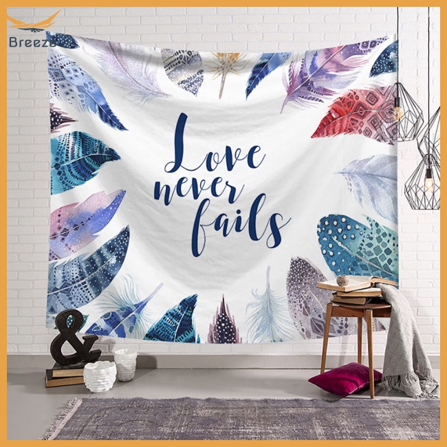 Thảm Treo Tường Trang Trí Phòng Ngủ In Hình Lưới Bắt Giấc Mơ 3d Nhiều Màu Sắc