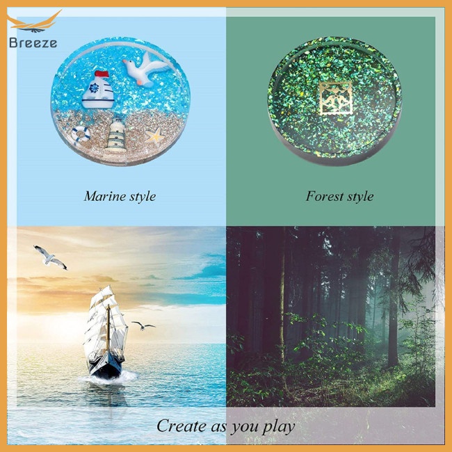 Khuôn Silicone Làm Gạt Tàn Thuốc Hình Tròn Độ Co Giãn Cao Diy