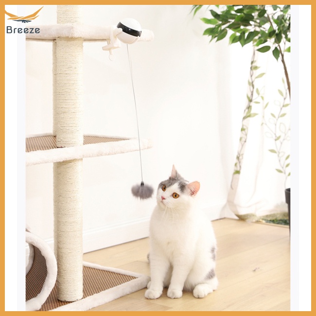 Gậy Đồ Chơi Nâng Bóng Tự Động Tương Tác Vui Nhộn Cho Mèo