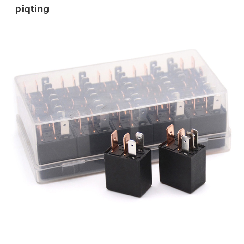 Rơ Le Báo Động Ô Tô Piqt DC 12V 40A 1NO 1NC SPDT 4 / 5 Pins 40 Amp EN