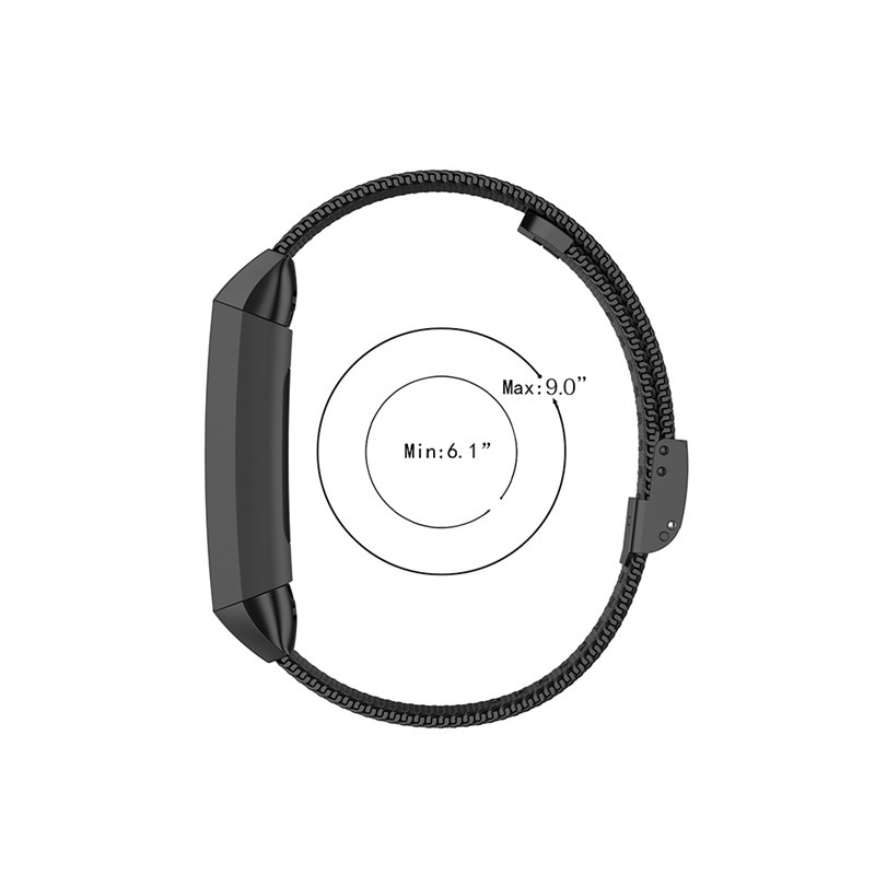 Dây Đeo Inox Milan Cho Đồng Hồ Thông Minh Fitbit Charge 3 4 SE 2