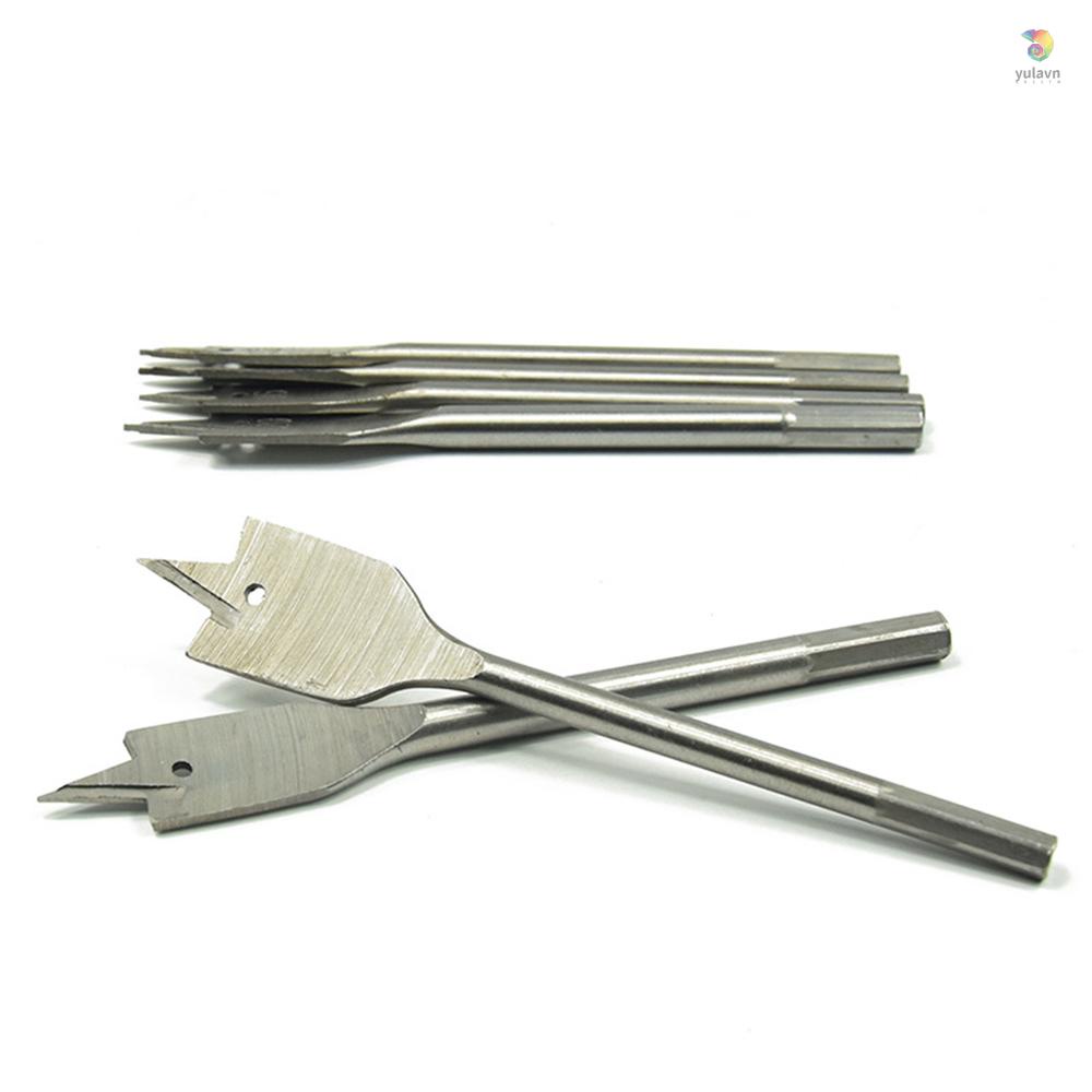 Set 6 Mũi Khoan Gỗ Đầu Lục Giác 10mm-25mm Chuyên Dụng