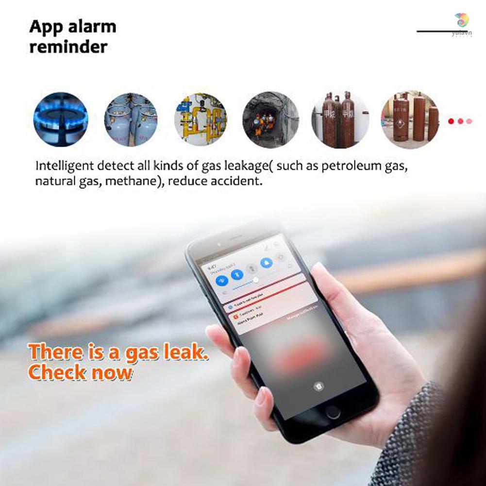 Cảm Biến Khí Gas Thông Minh Kết Nối Wifi Tương Thích Với Amazon Alexa Google Assistant