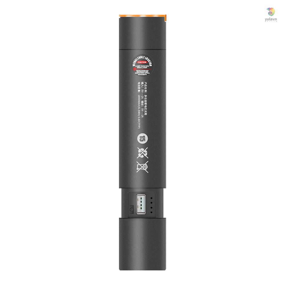 Bút Thử Điện Cầm Tay Sợi Quang 10mw Màu Đỏ Có Thể Sạc Lại