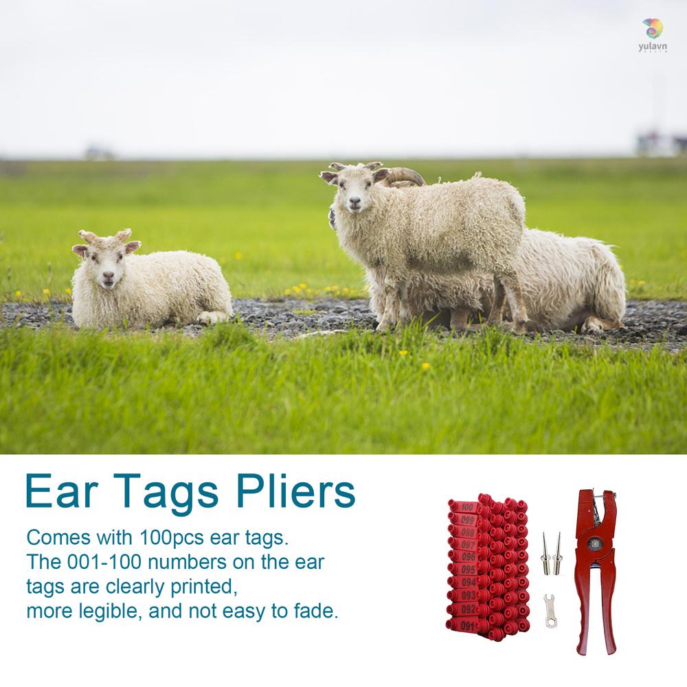 Kìm Gắn Thẻ Đánh Dấu Kèm 100 Ghim Và 2 Cờ Lê Chuyên Dụng