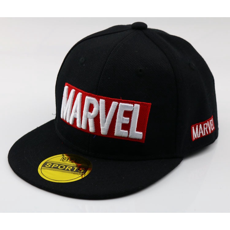 Mũ Lưỡi Trai In Hình Siêu Anh Hùng MARVEL Phong Cách hip hop Cho Bé Trai