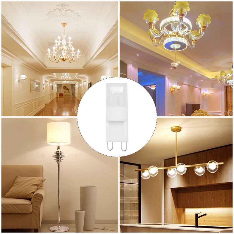 Bóng Đèn LED G9 Ánh Sáng Trắng Ấm Công Suất Cao 1W AC 220-240V