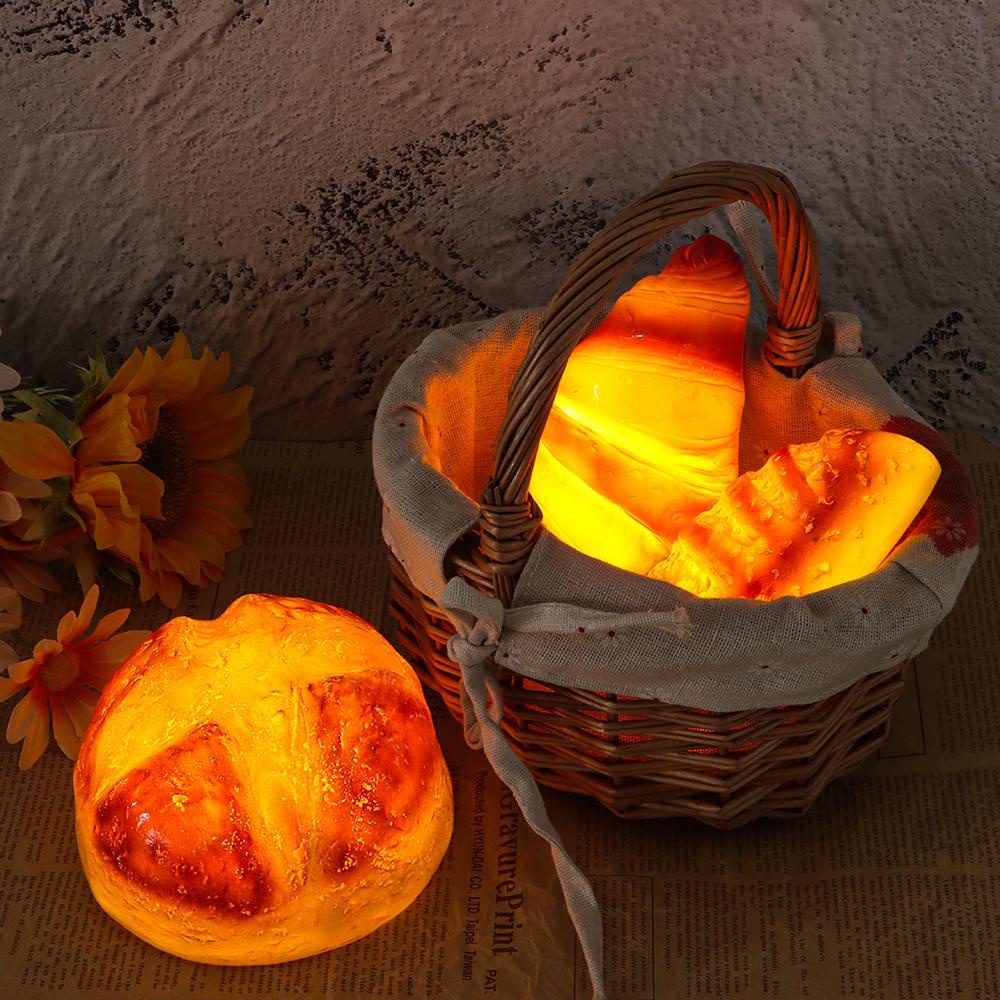 FOREVER Đèn Led Hình Bánh Sừng Bò Trang Trí Nhà Cửa / Văn Phòng