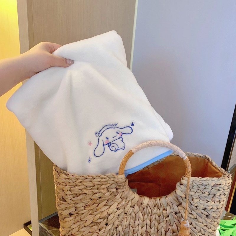 Khăn Tắm Quấn Ngực Thấm Hút Nước Nhanh Khô In Hình Cún Yugui Hoạt Hình Dễ Thương
