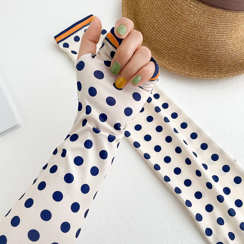 Găng Tay Chống Nắng Chất Liệu Lụa Lạnh Cho Nam