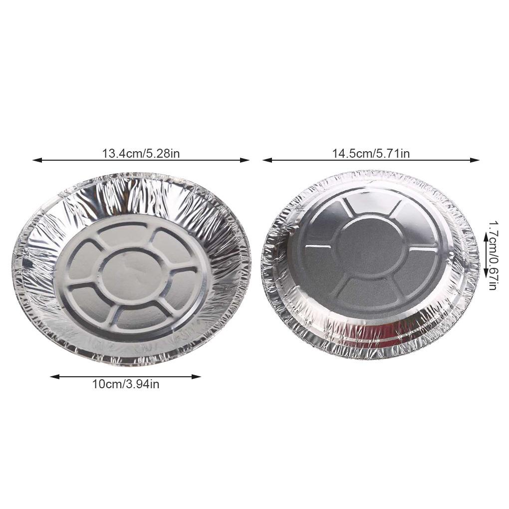 Set 1 / 2 / 3 Khay Nhôm Tròn Nướng Bánh Tiện Dụng