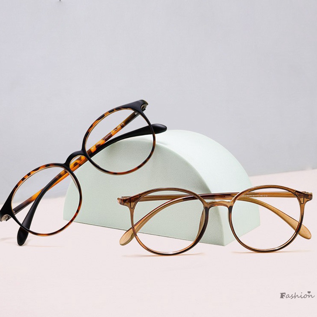 Mắt Kính Chống Ánh Sáng Xanh Trong Suốt Phong Cách Retro