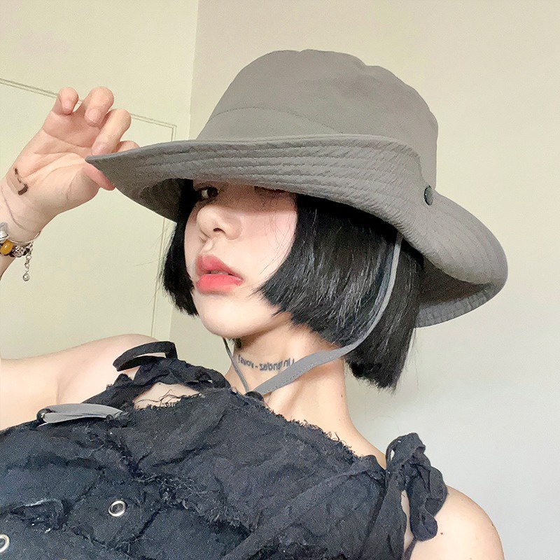 Mũ Tai Bèo Chống Nắng Mùa Hè Nhanh Khô Phong Cách Hàn Quốc Cho Nam