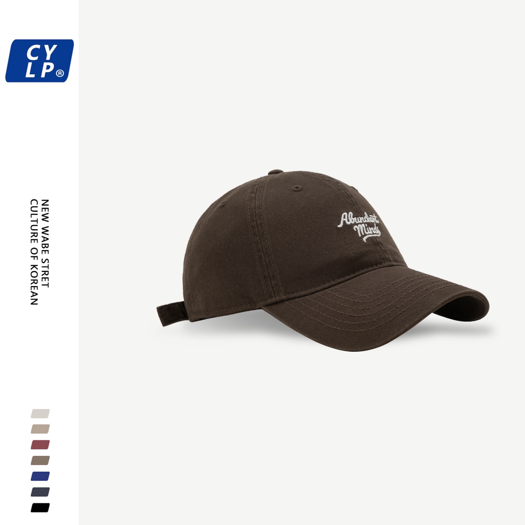 Mũ Lưỡi Trai Thêu Chữ Phong Cách Hàn Quốc Thời Trang Cho Cặp Đôi