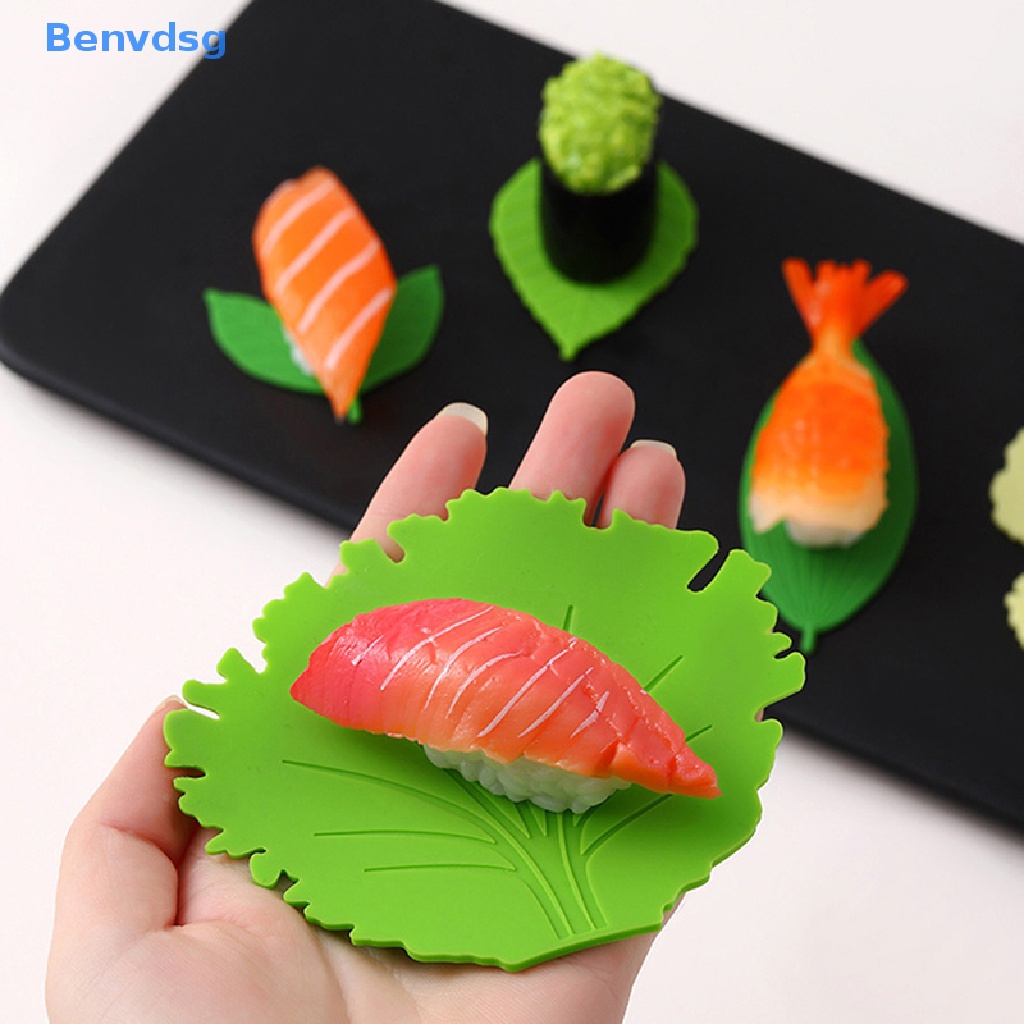 Bộ 5 Món Chén Đĩa / Cốc / Sushi / Cơm Nắm Hình Chiếc Lá Độc Đáo Xinh Xắn