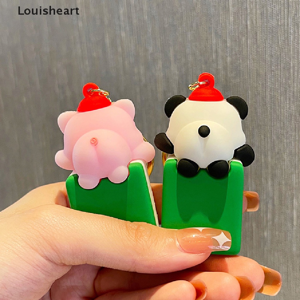 Louisheart Móc Khóa Họa Tiết Hoạt Hình Mạt Chược Dễ Thương