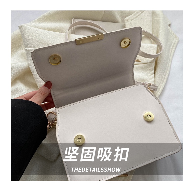 Túi Đeo Vai Hình Vuông Nhỏ Màu Trơn Thời Trang 2023 Cho Nữ