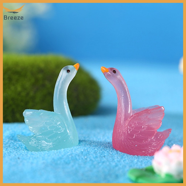 Thiên Nga Hoạt Hình Phát Sáng 8 Màu Trang Trí Sân Vườn