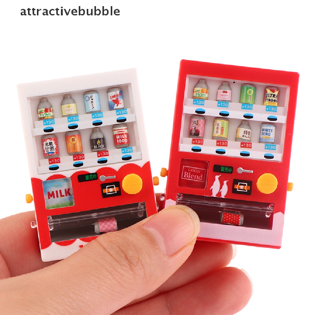 1 Mô Hình Máy Bán Nước Uống Mini Cho Nhà Búp Bê