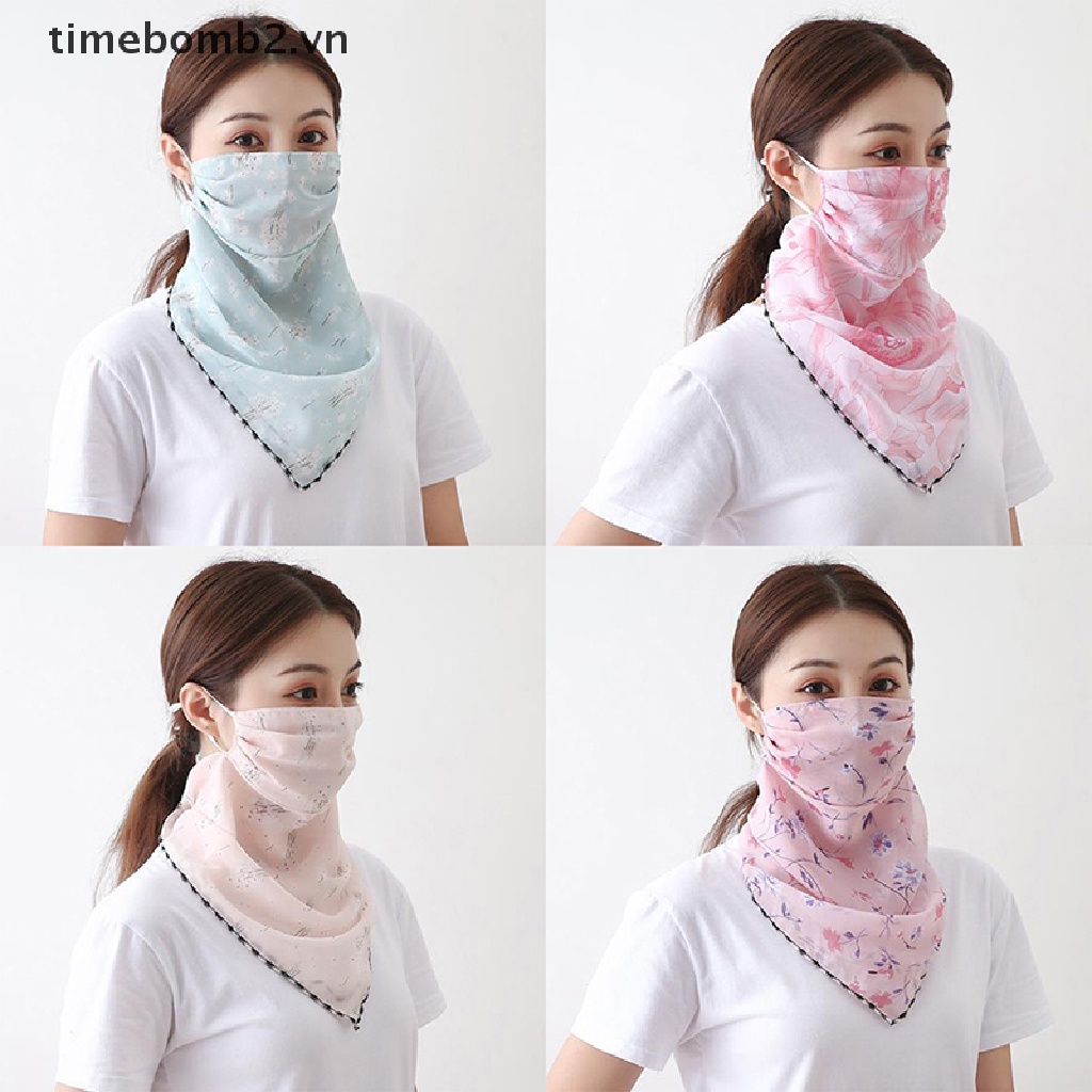 { # Khẩu Trang Chiffon Chống Tia Uv Bảo Vệ Hiệu Quả