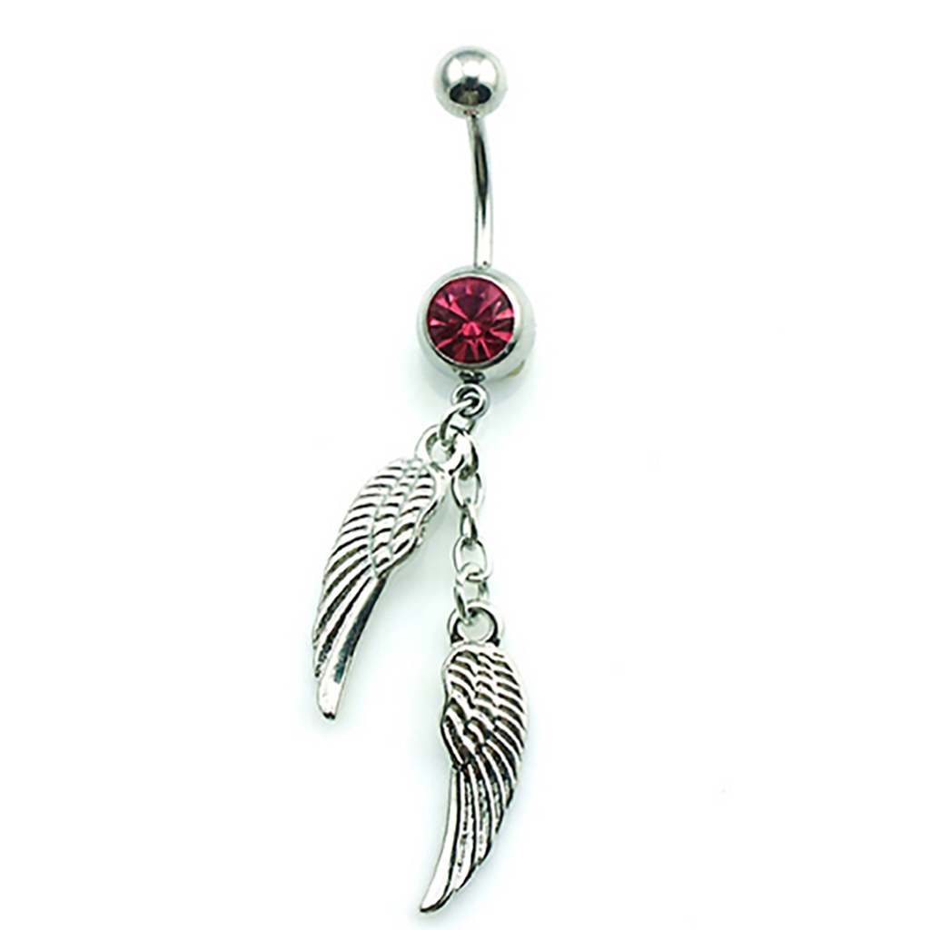 Khuyên RốN HìNh Đôi CáNh ĐíNh Đá Xinh XắN