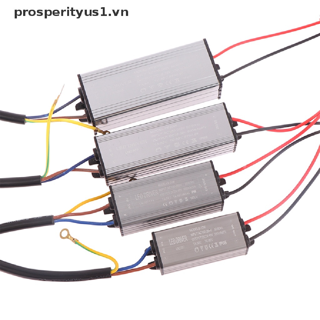 Máy Biến Áp Đèn LED prosperityus1 50W 30W 20W 10W DC 3V 12V AC100-265V Chống Thấm Nước
