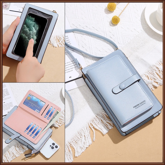 Túi Đeo Chéo Vai Có Thể Chạm Màn Hình Cảm Ứng Thời Trang Cho Nữ