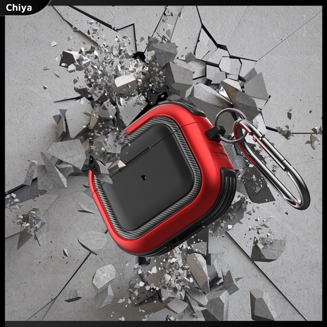 Vỏ Bảo Vệ Hộp Sạc Tai Nghe Airpods3 Không Dây Chống Bụi Chống Trầy Kèm Móc Khóa