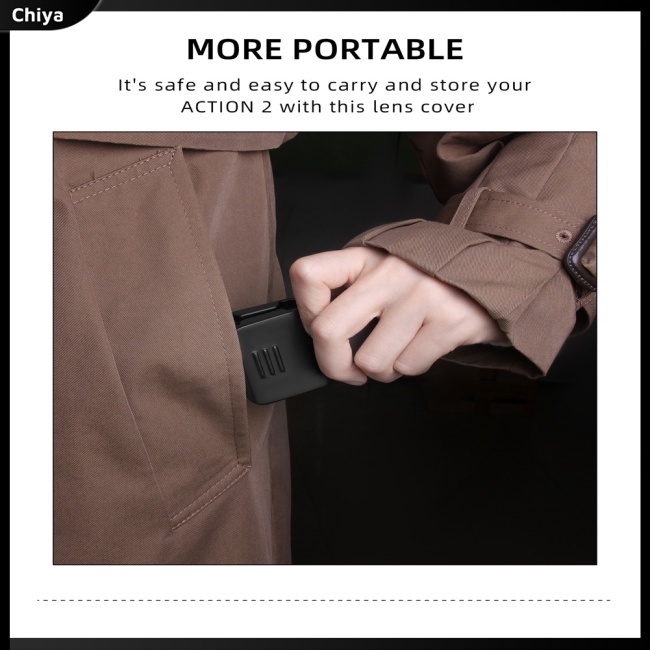 Vỏ Silicon Bảo Vệ Ống Kính Máy Ảnh Cho Sunnylife Action 2