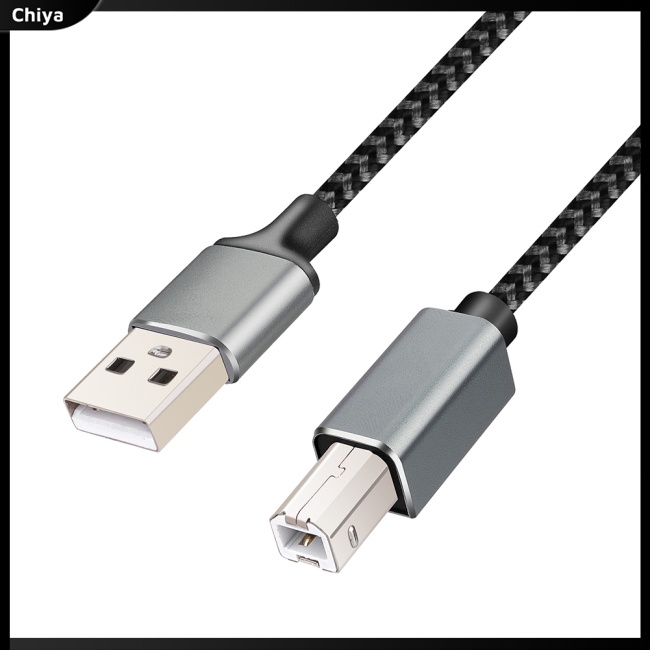 Dây Cáp Bện Nylon Chống Mòn Chuyển Đổi Cổng Usb Sang Cổng Vuông 2.0 Cho Máy In