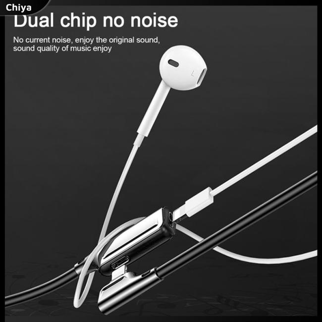 Dây Cáp Chia Âm Thanh 2 Trong 1 Cho Ios 14 Trên 8 Pin Sang Jack Aux 3.5mm