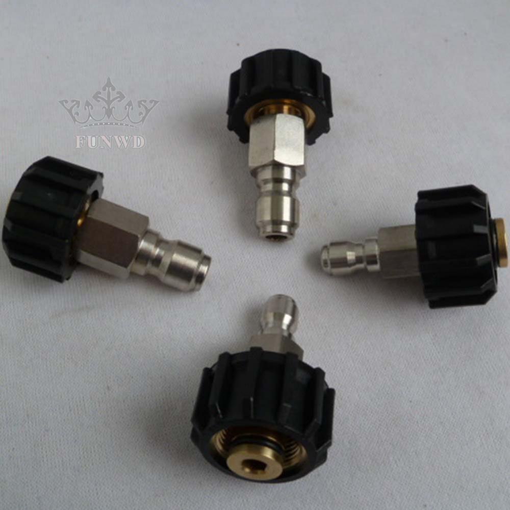 Đầu Nối Vòi Nước 1 / 4 3 / 8 inch Sang M22 14 15 mm Chất Lượng Cao