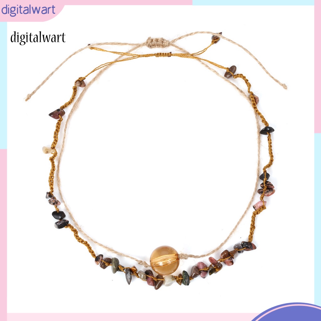 Kỹ Thuật Số| Vòng cổ Hai Lớp Đính Đá Thời Trang Dành Cho Nữ