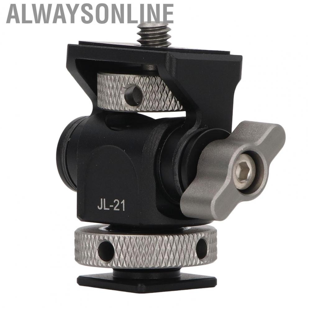 Alwaysonline Camera  Holder Mount 1/4 Inch Screw Hole Deep Precise Processing Hot Shoe for Shooting