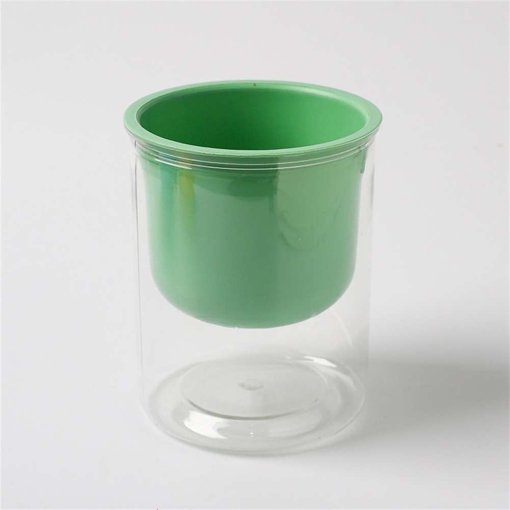 1 Chậu Nhựa Trồng Cây Tự Tưới Nước Trong Suốt