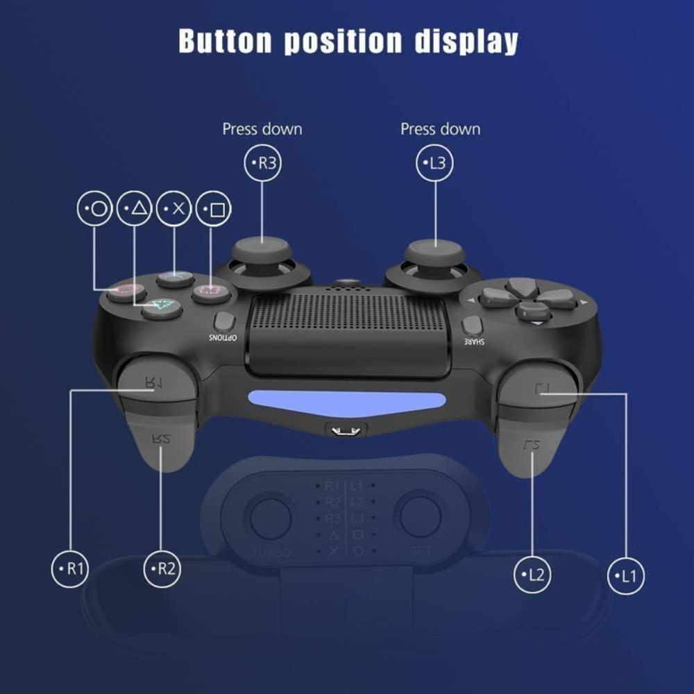 AUGUSTINA Nút Bấm Mở Rộng Gắn Lưng Máy Chơi Game PS4 Chuyên Dụng