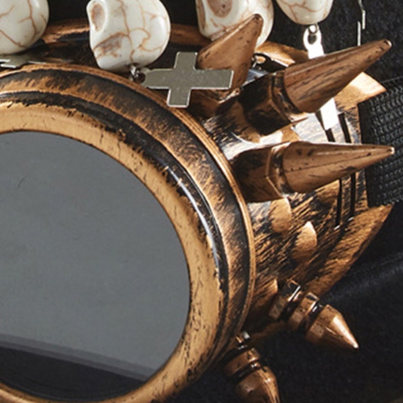 Mũ Hóa Trang Steampunk Kèm Kính Bảo Hộ Phong Cách Steampunk Cho Nam